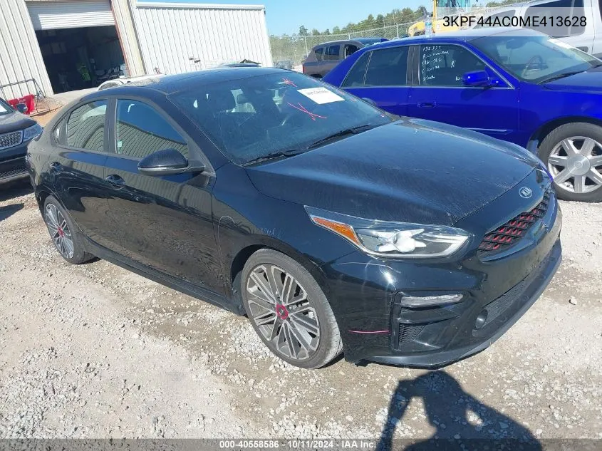 2021 Kia Forte Gt VIN: 3KPF44AC0ME413628 Lot: 40558586