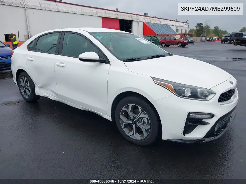 2021 Kia Forte Lxs VIN: 3KPF24AD7ME299609 Lot: 40636346