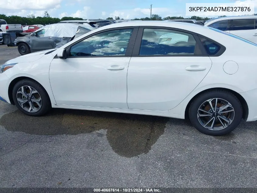 2021 Kia Forte Lxs VIN: 3KPF24AD7ME327876 Lot: 40657614