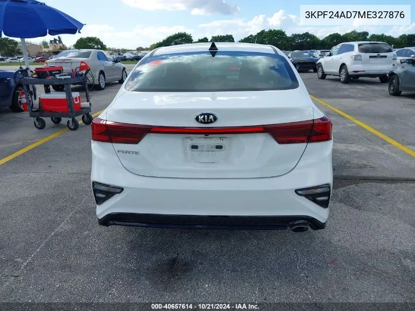 2021 Kia Forte Lxs VIN: 3KPF24AD7ME327876 Lot: 40657614