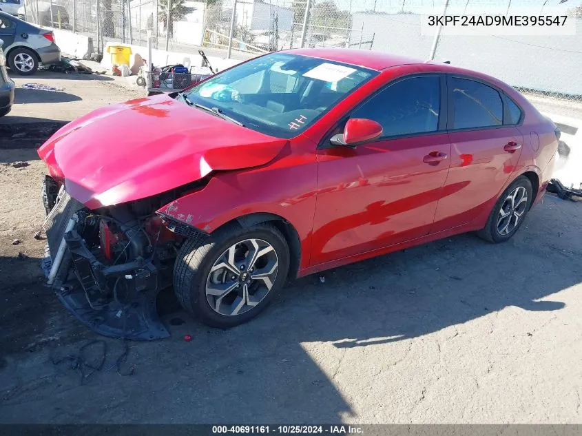 2021 Kia Forte Lxs VIN: 3KPF24AD9ME395547 Lot: 40691161