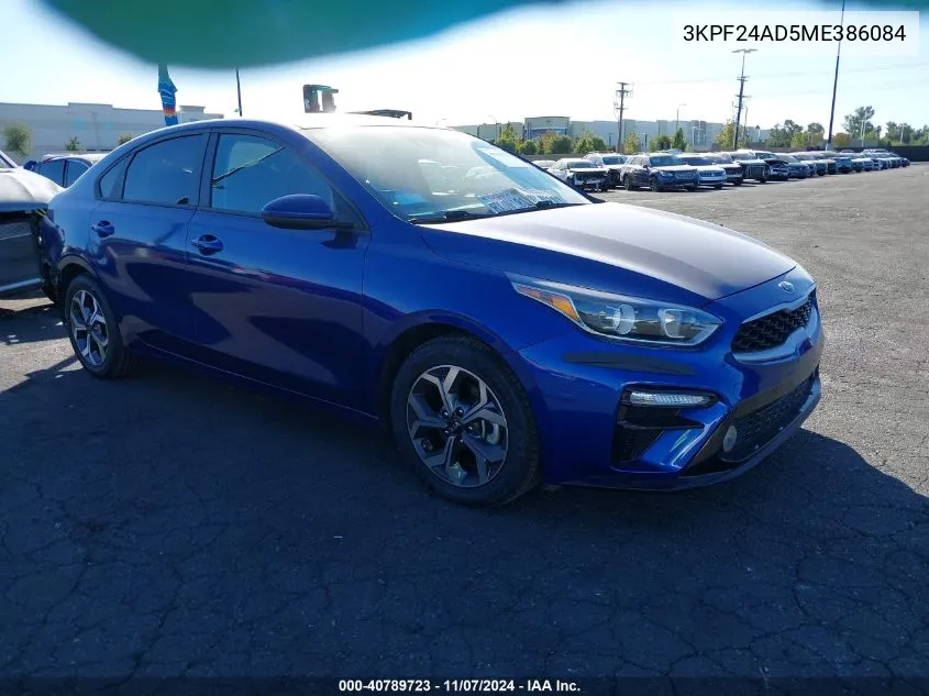 2021 Kia Forte Lxs VIN: 3KPF24AD5ME386084 Lot: 40789723