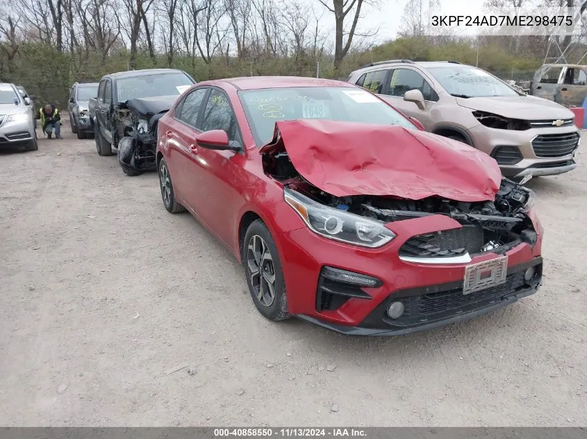 2021 Kia Forte Lxs VIN: 3KPF24AD7ME298475 Lot: 40858550