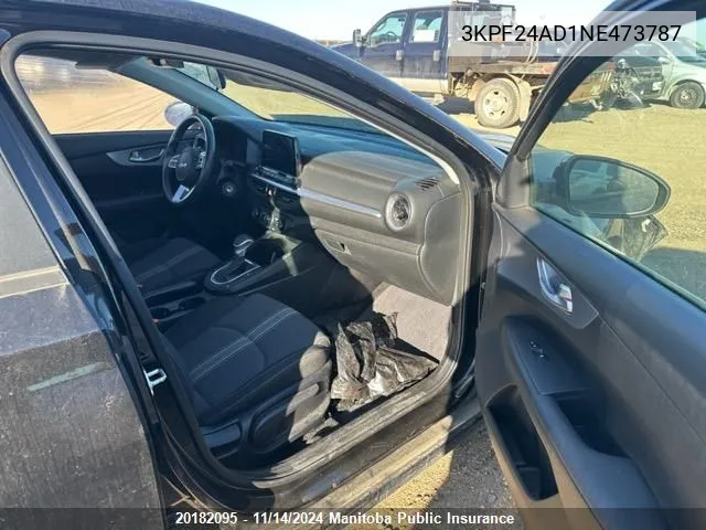 3KPF24AD1NE473787 2022 Kia Forte Lx