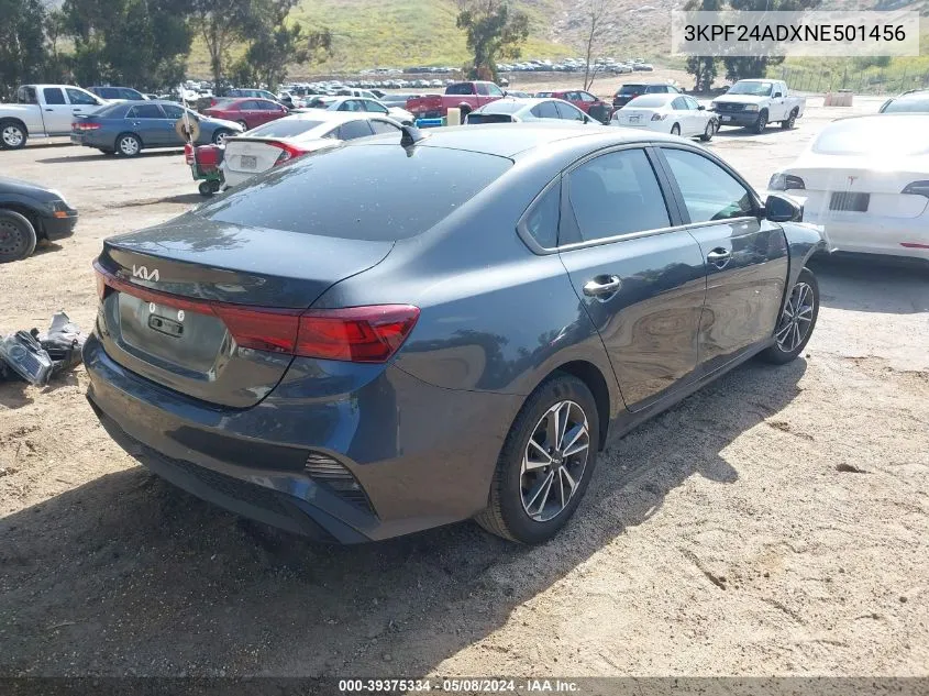 3KPF24ADXNE501456 2022 Kia Forte Lxs