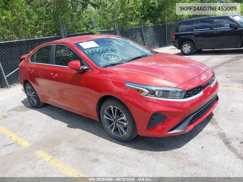 2022 Kia Forte Lxs VIN: 3KPF24AD7NE453009 Lot: 39395558