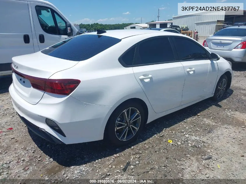 3KPF24AD2NE437767 2022 Kia Forte Lxs