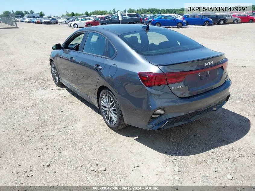 2022 Kia Forte Gt-Line VIN: 3KPF54AD3NE479291 Lot: 39642596