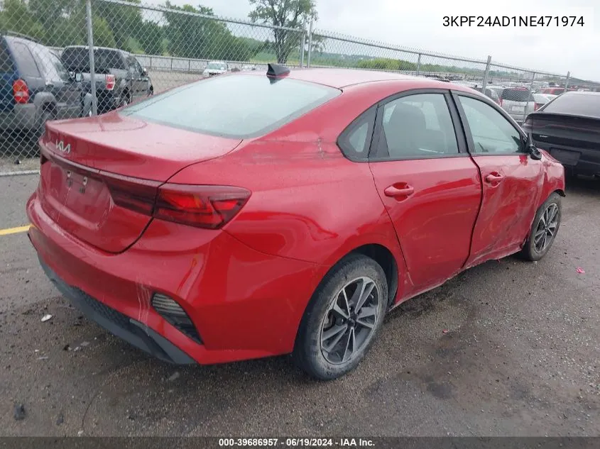 3KPF24AD1NE471974 2022 Kia Forte Lxs