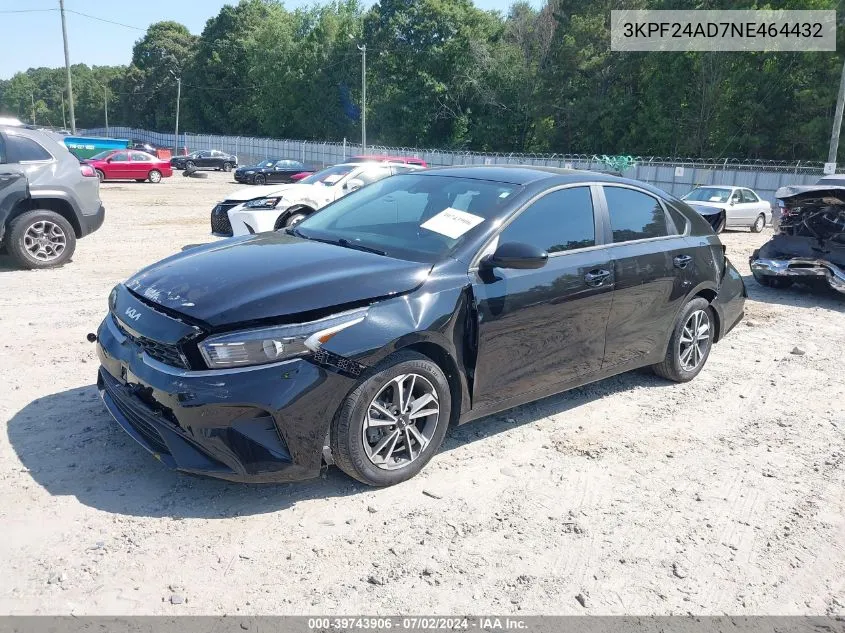 3KPF24AD7NE464432 2022 Kia Forte Lxs