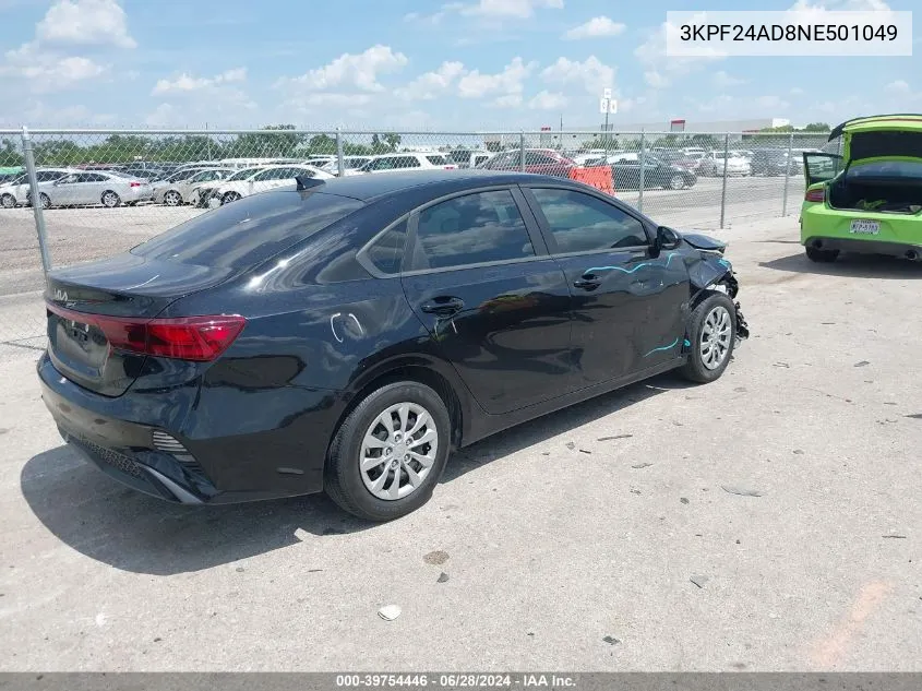 3KPF24AD8NE501049 2022 Kia Forte Fe