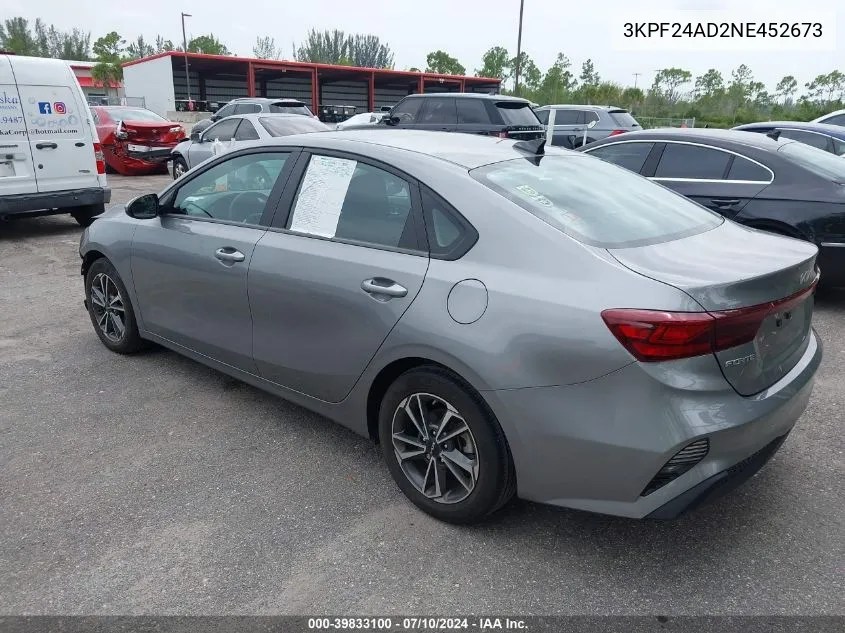 3KPF24AD2NE452673 2022 Kia Forte Lxs