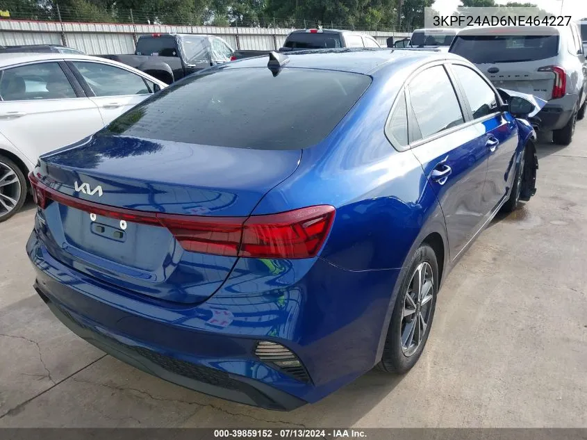 3KPF24AD6NE464227 2022 Kia Forte Lxs