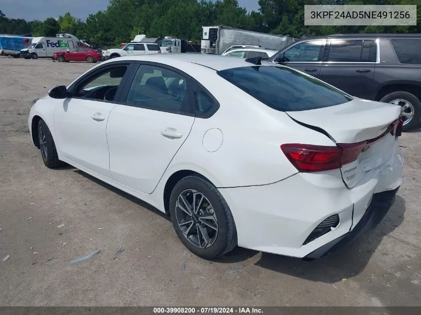 2022 Kia Forte Lxs VIN: 3KPF24AD5NE491256 Lot: 39908200