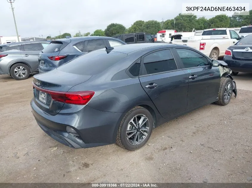 3KPF24AD6NE463434 2022 Kia Forte Lxs