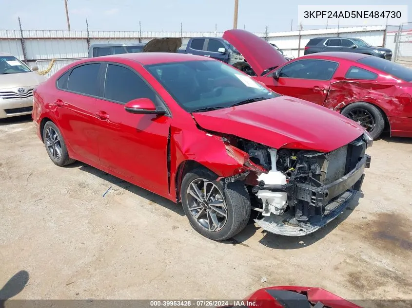 2022 Kia Forte Lxs VIN: 3KPF24AD5NE484730 Lot: 39953428