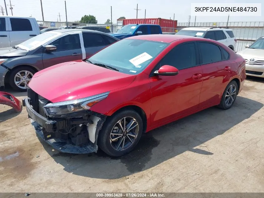 2022 Kia Forte Lxs VIN: 3KPF24AD5NE484730 Lot: 39953428