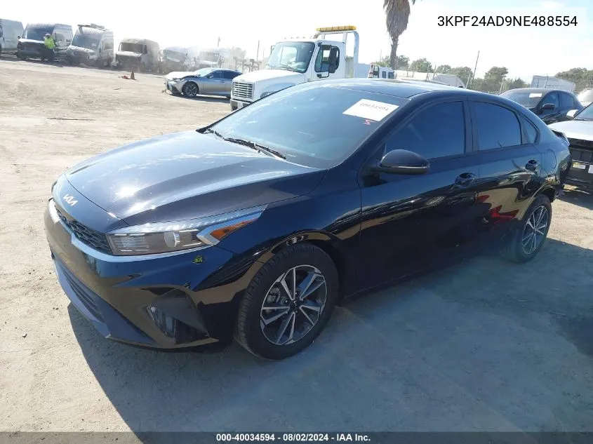 3KPF24AD9NE488554 2022 Kia Forte Lxs