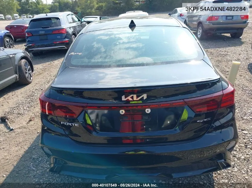 2022 Kia Forte Gt-Line VIN: 3KPF54ADXNE482284 Lot: 40107549