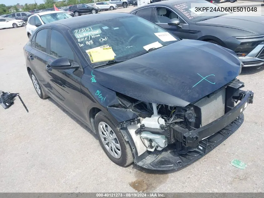 3KPF24AD6NE501048 2022 Kia Forte Fe