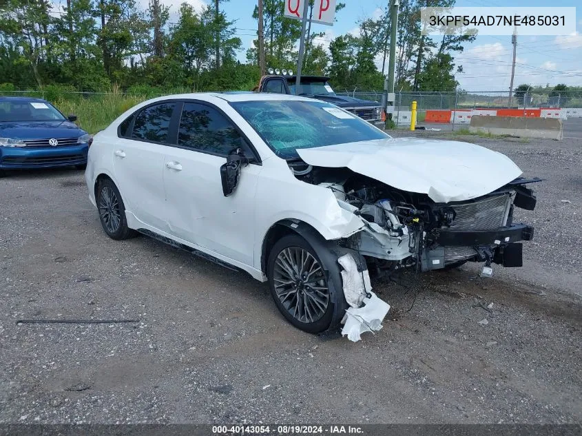 3KPF54AD7NE485031 2022 Kia Forte Gt-Line