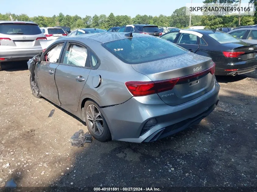 2022 Kia Forte Lxs VIN: 3KPF24AD7NE496166 Lot: 40181591