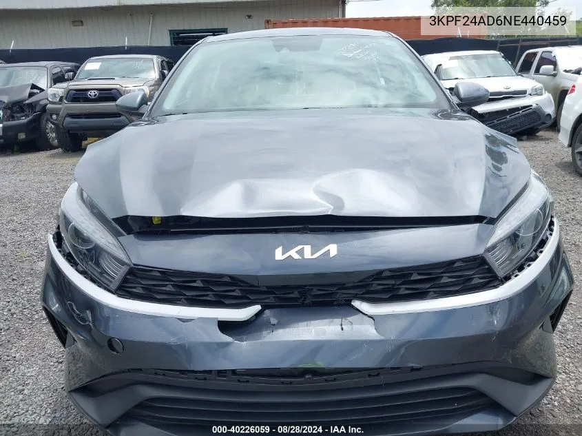 3KPF24AD6NE440459 2022 Kia Forte Lxs