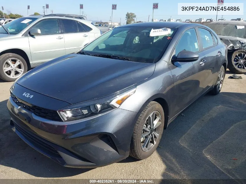 3KPF24AD7NE454886 2022 Kia Forte Lxs