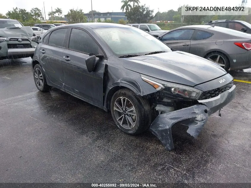 3KPF24AD0NE484392 2022 Kia Forte Lxs