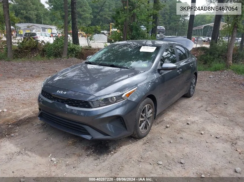 3KPF24AD8NE467064 2022 Kia Forte Lxs