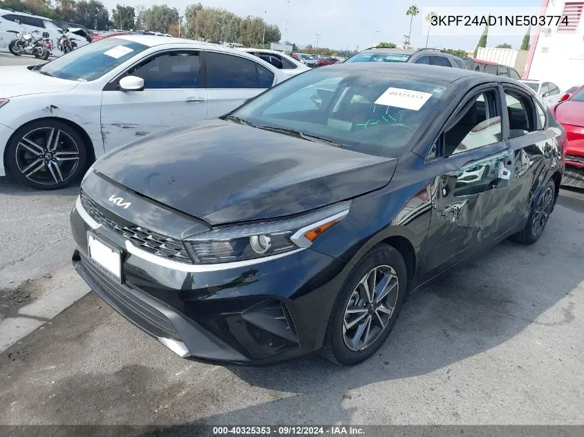 3KPF24AD1NE503774 2022 Kia Forte Fe/Lxs