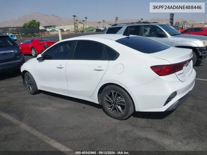 3KPF24AD6NE488446 2022 Kia Forte Lxs