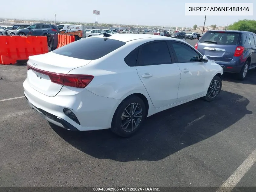 3KPF24AD6NE488446 2022 Kia Forte Lxs