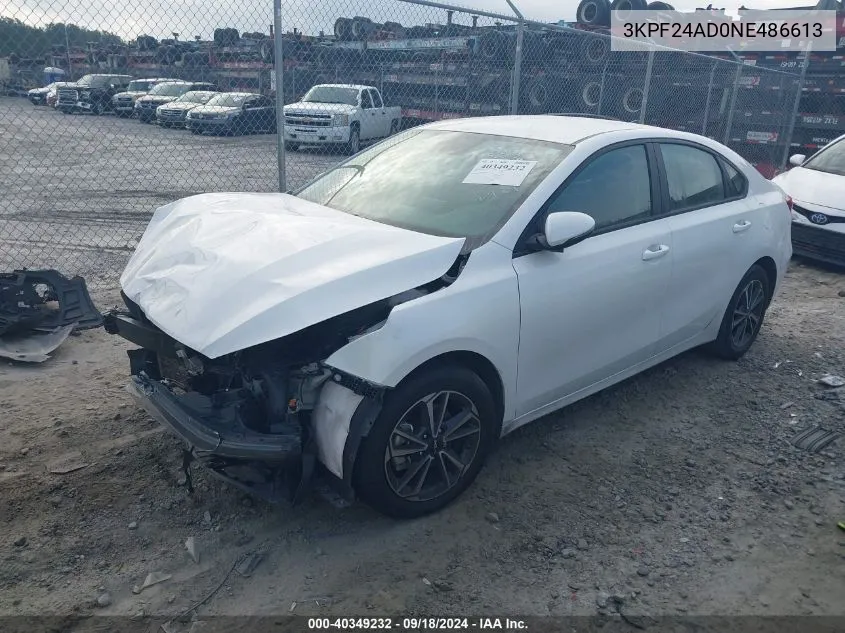 3KPF24AD0NE486613 2022 Kia Forte Fe/Lxs