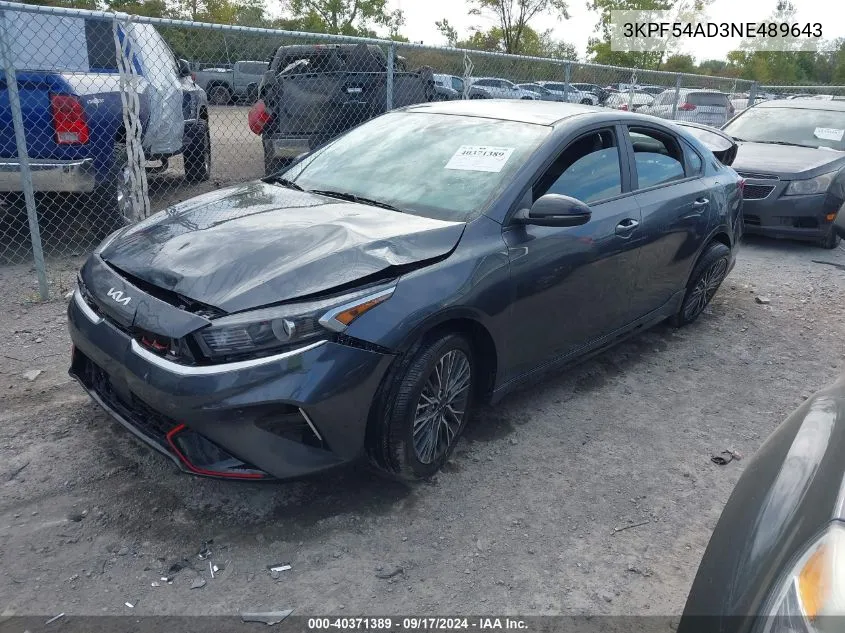 3KPF54AD3NE489643 2022 Kia Forte Gt-Line