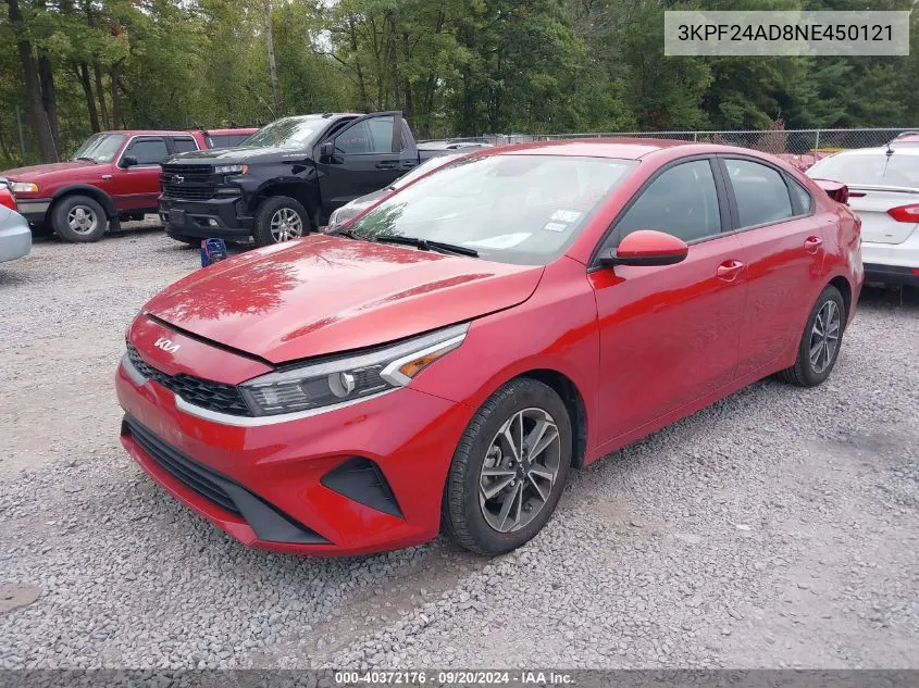 3KPF24AD8NE450121 2022 Kia Forte Lxs