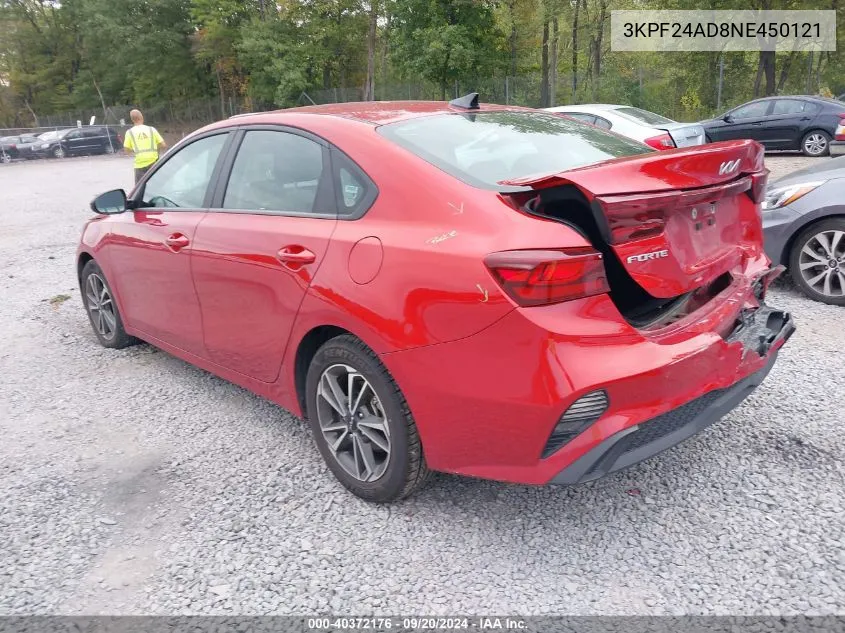 3KPF24AD8NE450121 2022 Kia Forte Lxs