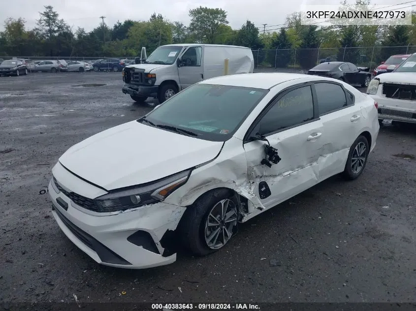 2022 Kia Forte Lxs VIN: 3KPF24ADXNE427973 Lot: 40383643