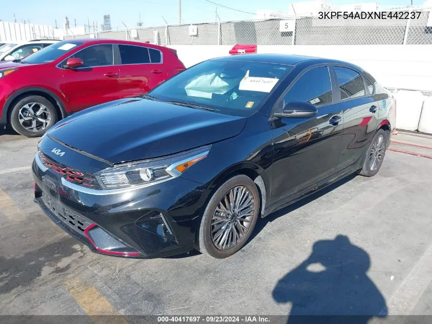 2022 Kia Forte Gt-Line VIN: 3KPF54ADXNE442237 Lot: 40417697