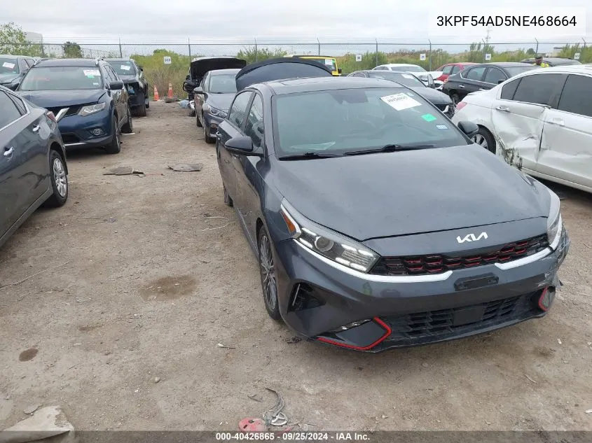 3KPF54AD5NE468664 2022 Kia Forte Gt Line