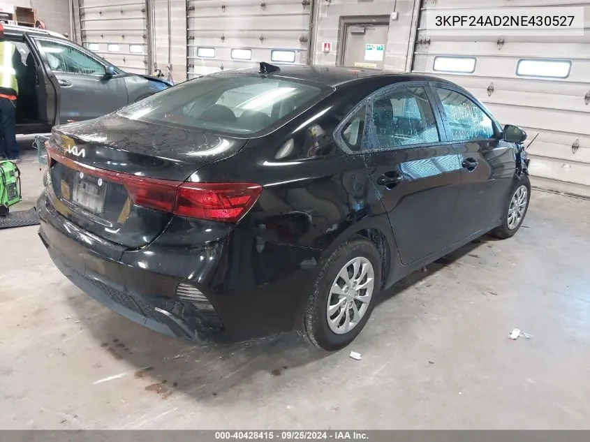 3KPF24AD2NE430527 2022 Kia Forte Fe