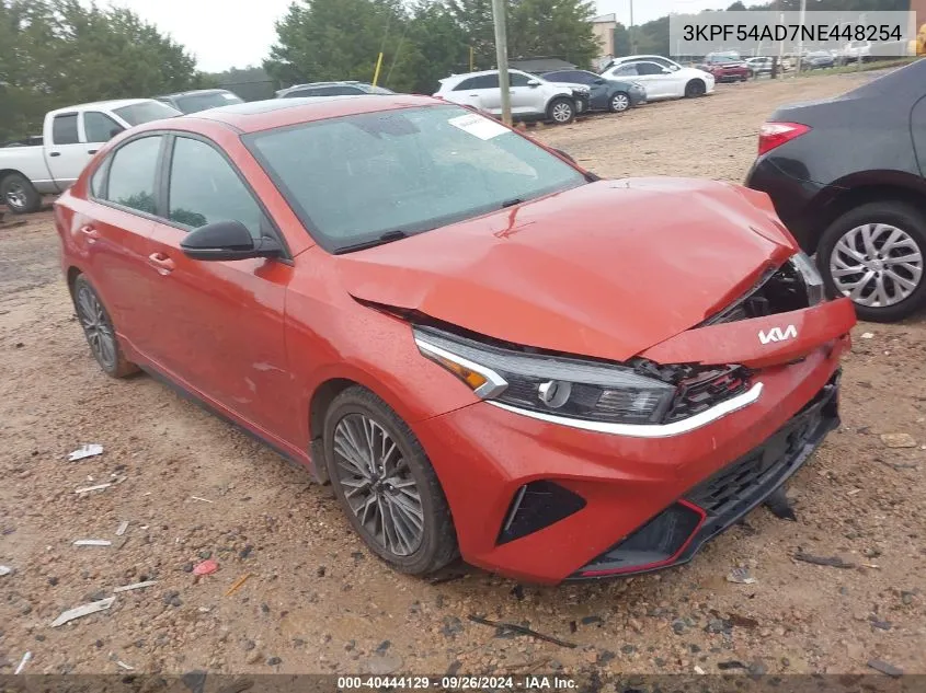 3KPF54AD7NE448254 2022 Kia Forte Gt Line