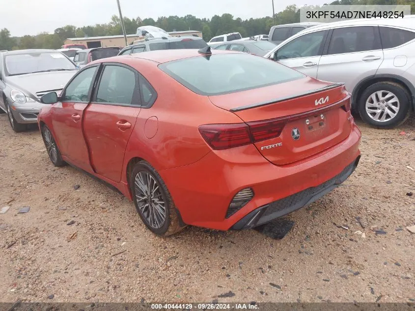 3KPF54AD7NE448254 2022 Kia Forte Gt Line