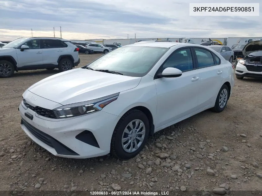 2023 Kia Forte VIN: 3KPF24AD6PE590851 Lot: 12080633