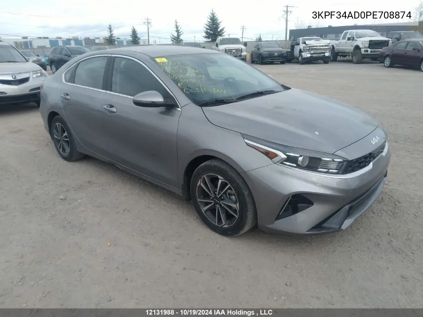 2023 Kia Forte VIN: 3KPF34AD0PE708874 Lot: 12131988