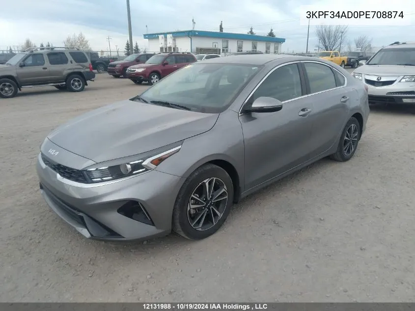 2023 Kia Forte VIN: 3KPF34AD0PE708874 Lot: 12131988