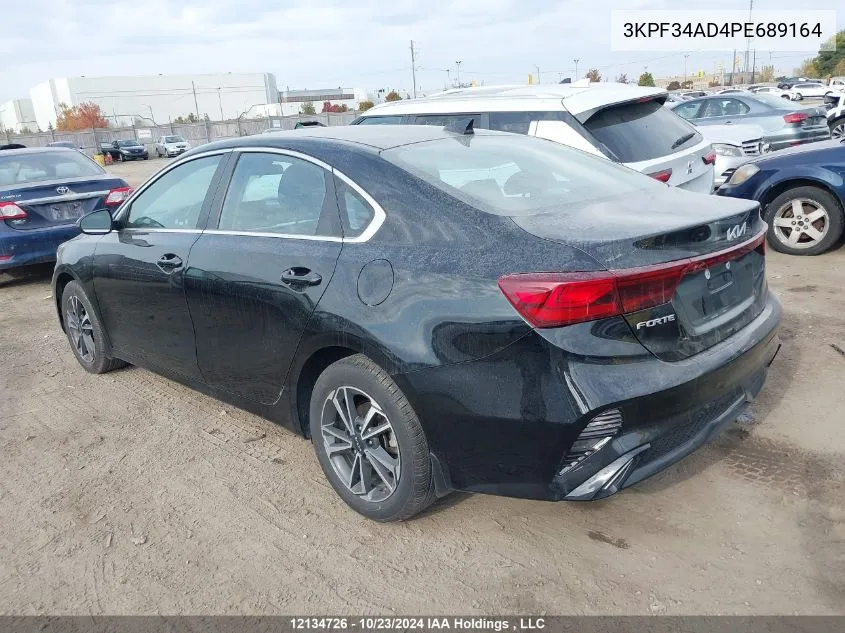 2023 Kia Forte VIN: 3KPF34AD4PE689164 Lot: 12134726