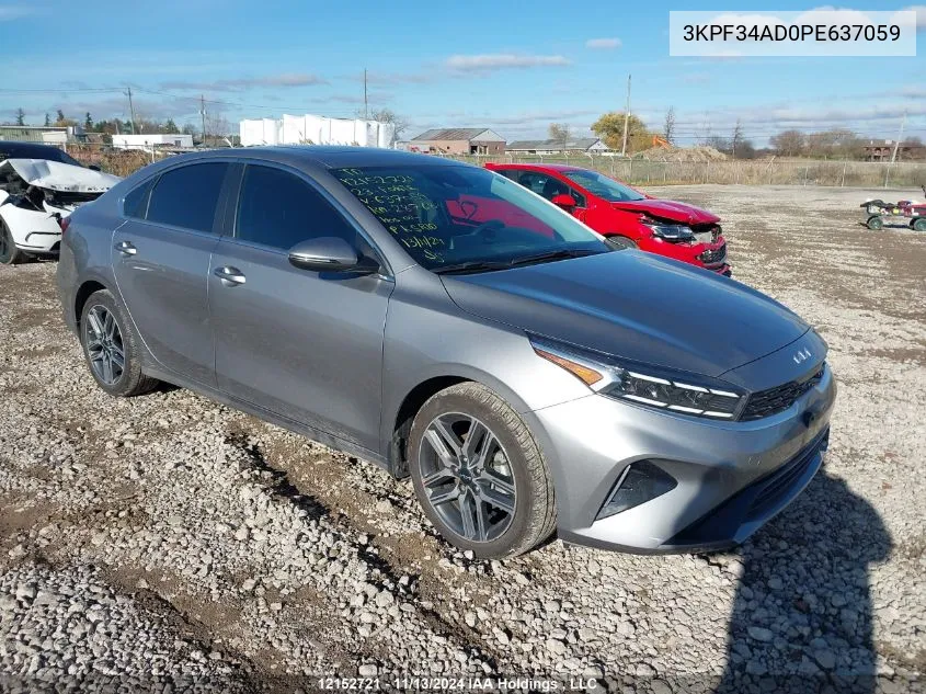 2023 Kia Forte VIN: 3KPF34AD0PE637059 Lot: 12152721