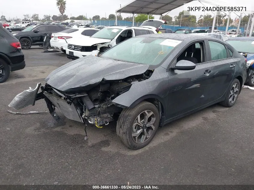 2023 Kia Forte Lxs VIN: 3KPF24AD0PE585371 Lot: 36661330