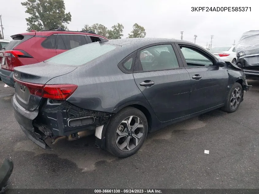 2023 Kia Forte Lxs VIN: 3KPF24AD0PE585371 Lot: 36661330